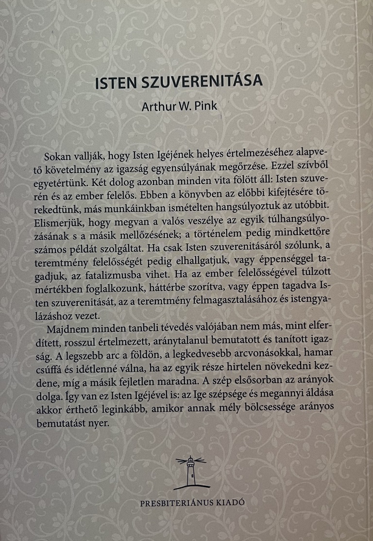 isten szuverenitasa hatlap isten szuverenitasa hatlap